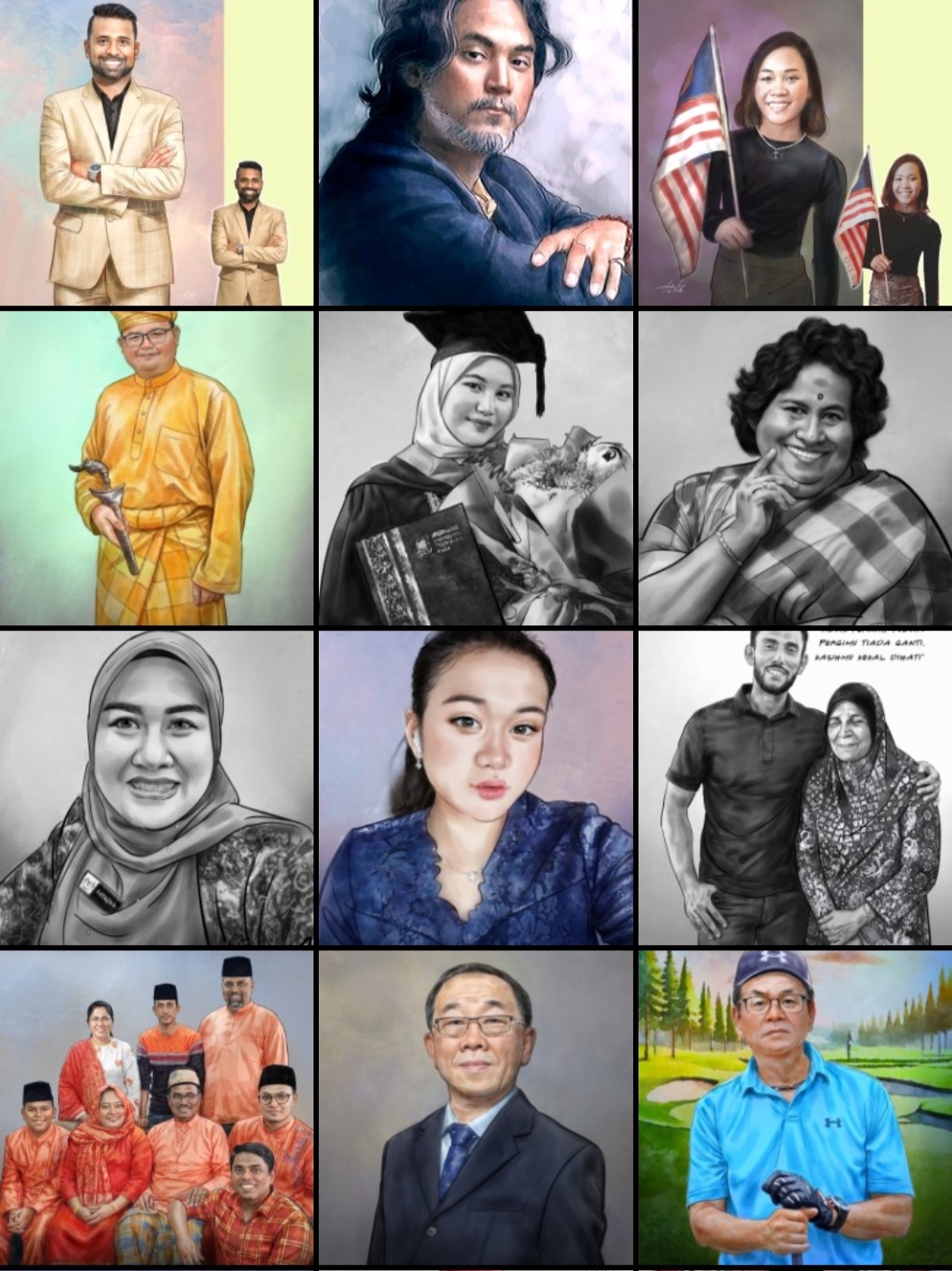 Portrait Grid Collection